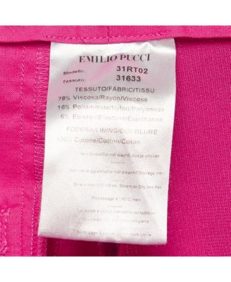 Women's Pink Jersey Pintuck Detail Trousers