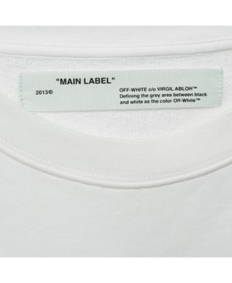 Women's White Logo Embroidered Cotton Hoodie