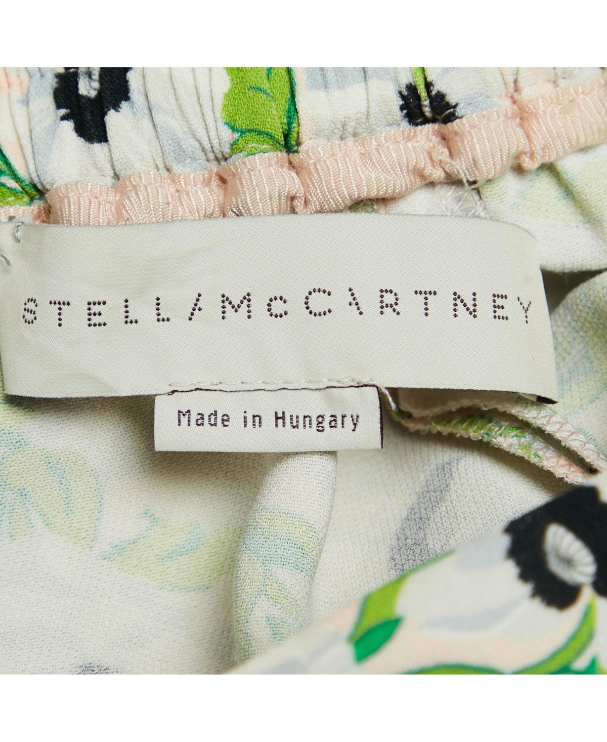 Pre-Owned Stella Mccartney Women's Multicolor Floral Print Crepe Trousers