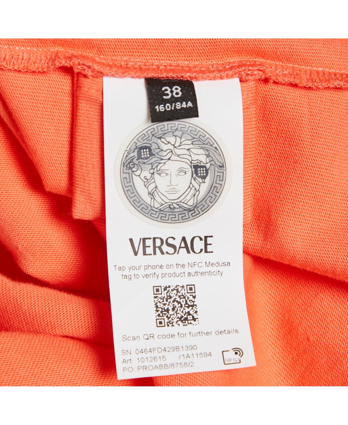Pre-Owned Versace Women's 1978 Re-Edition Cotton Crew Neck T-Shirt
