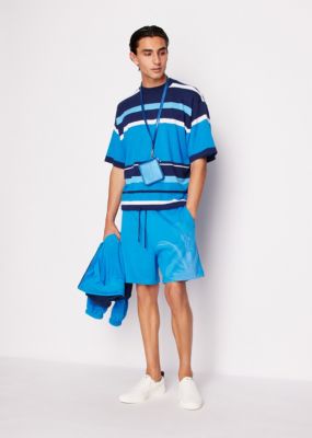 Men's Colorblocked Stripe T-Shirt