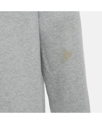 Women's Jeans Couture Grey Logo Applique Cotton Knit Sweatshirt