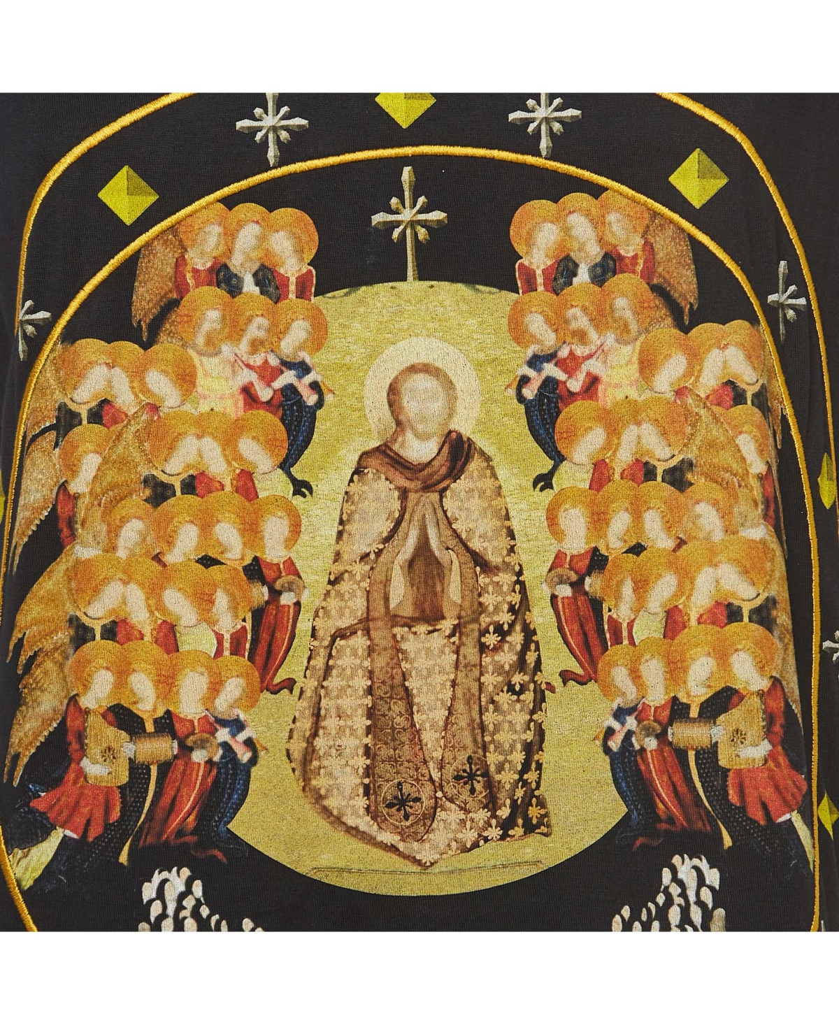 Pre-Owned Givenchy Women's Black Printed Cotton Knit Tank Top