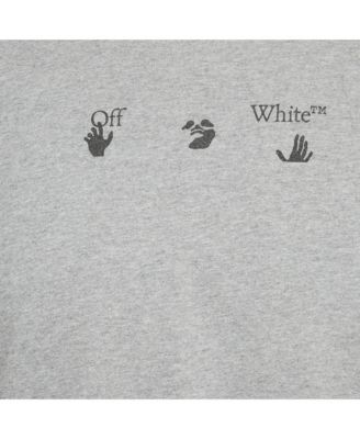 Men's Grey Printed Cotton Slim T-Shirt