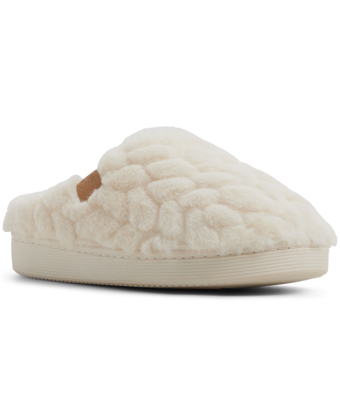 Женские тапочки Roxy Bae Slip-On Slippers, цвет: Кремовый — фото 1