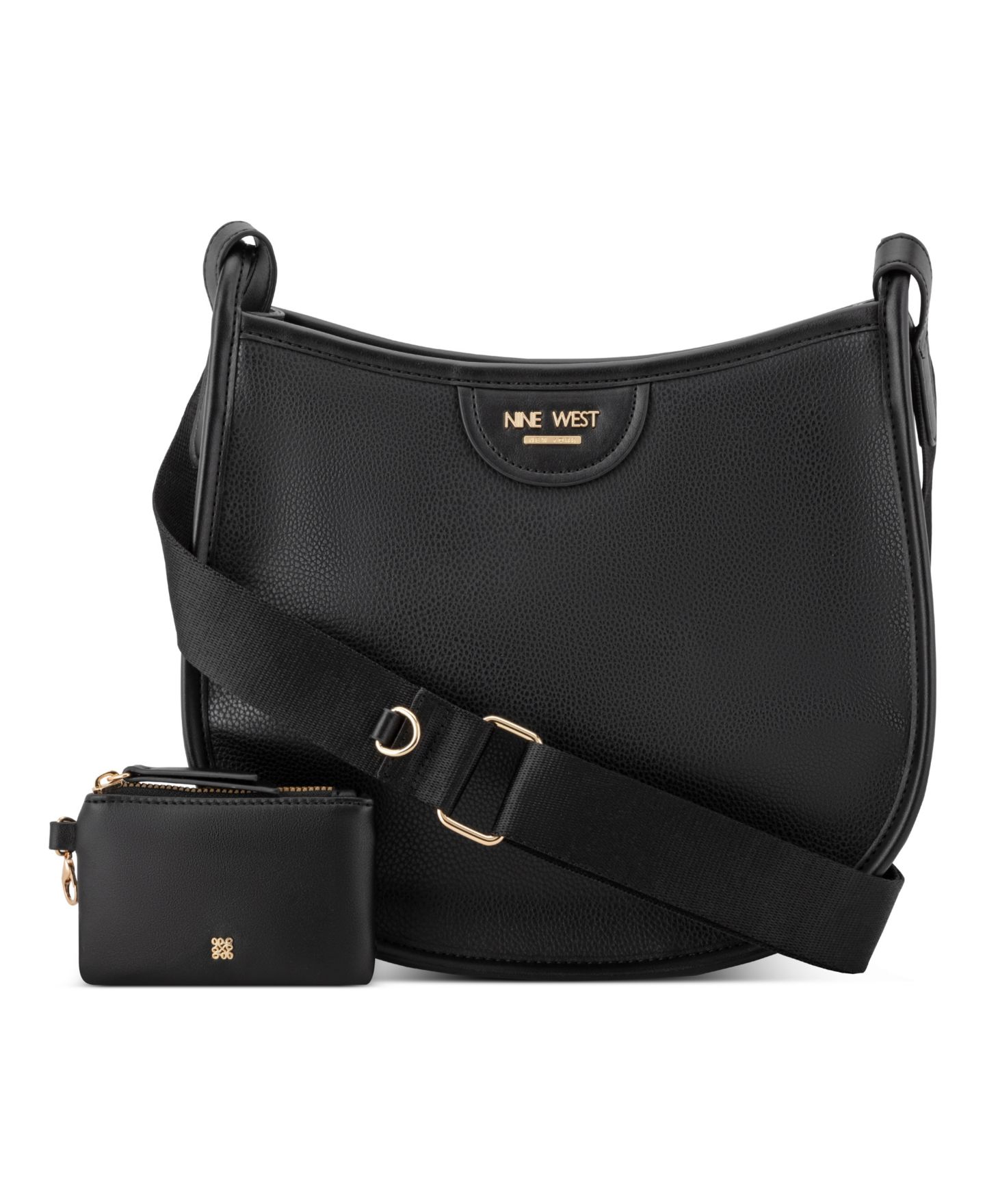 Женская сумка через плечо Nine West Calliope с картхолдером, цвет: Чёрный — фото 1