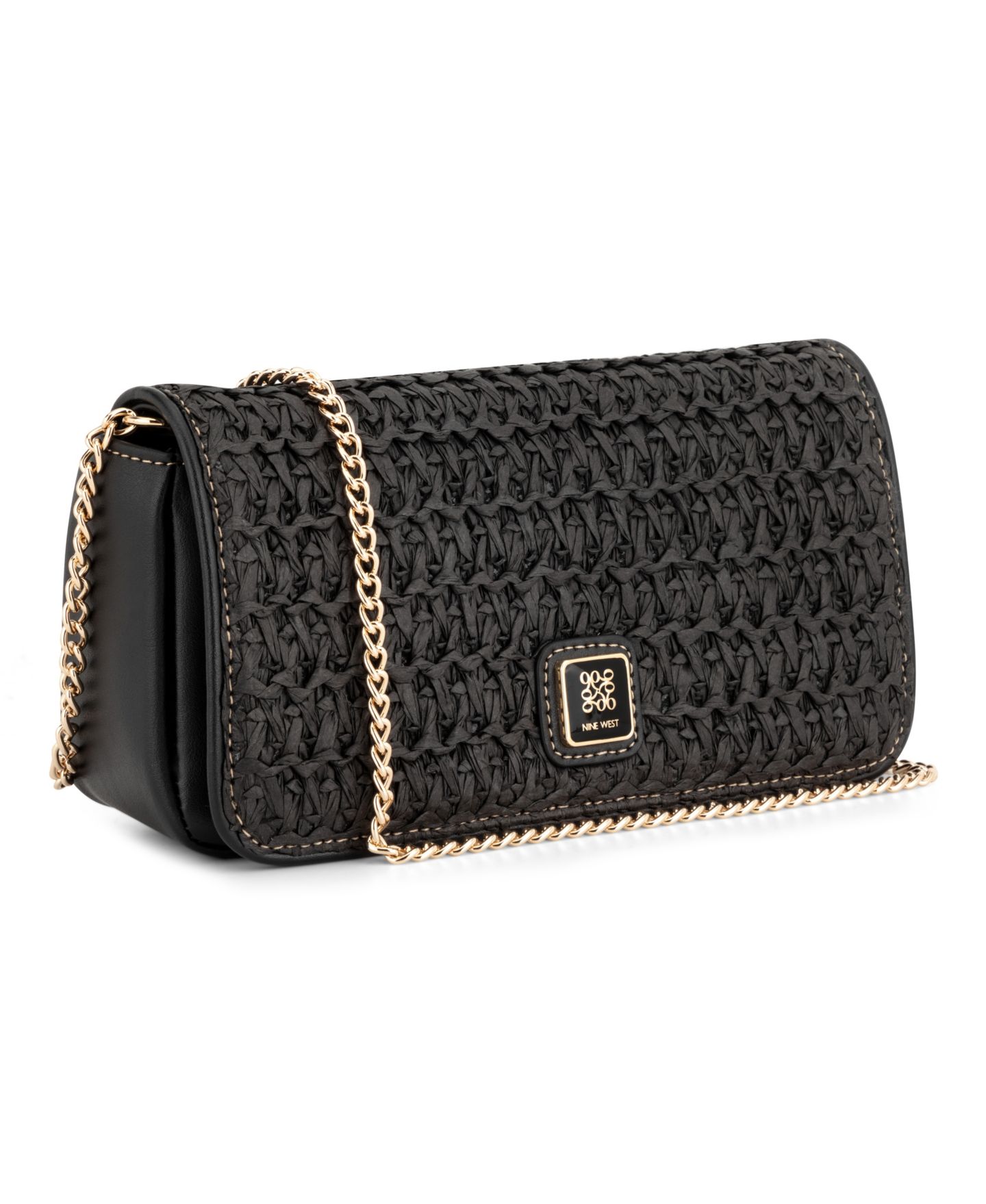 Женская сумка Nine West Nefi Phone Chain Crossbody, цвет: Чёрный — фото 2