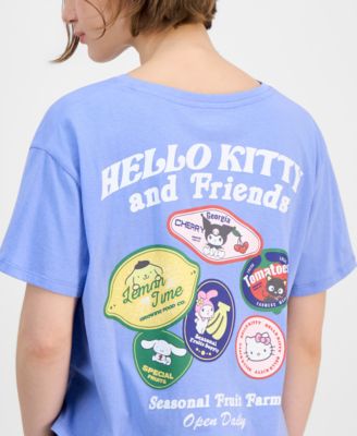 Juniors' Hello Kitty Fruit Farm T-Shirt