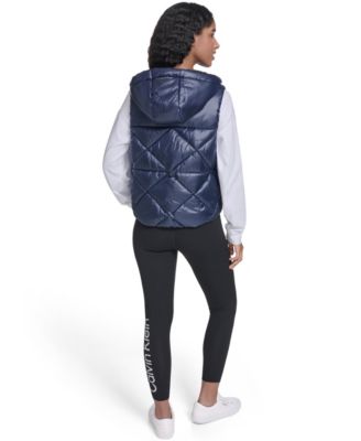 Women's Performance Diamond Quilt Hooded Puffer Vest