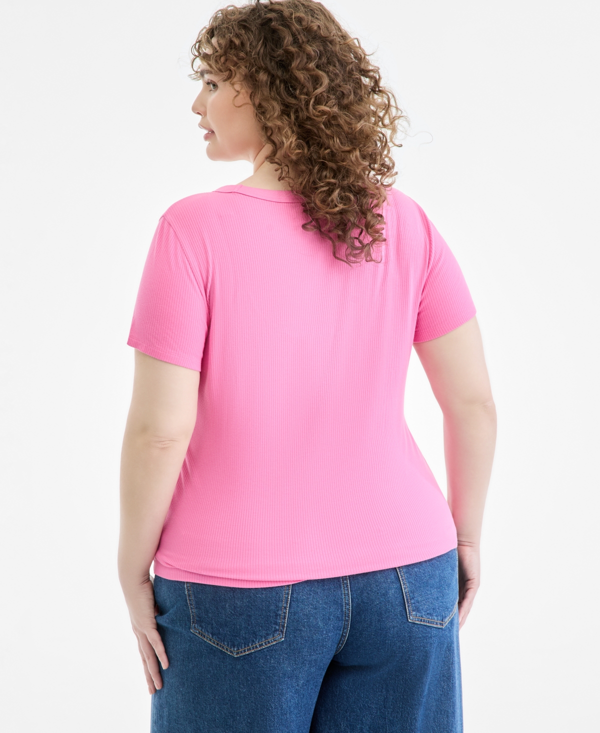 On 34th Women's Ribbed T-Shirt, Xxs-4X, Created for Macy's