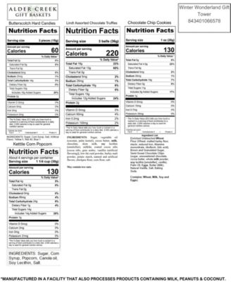 Holiday Winter Wonderland Gift Tower, 7 Piece Set