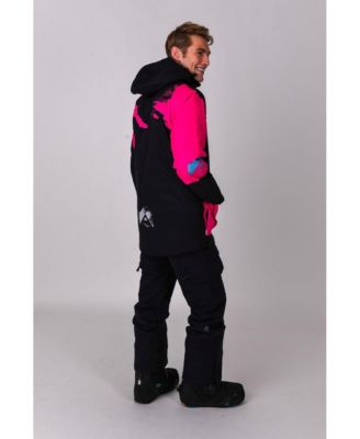 Men's Afterparty Jacket Black & Pink