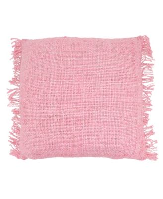 Fringe Down Filled Decorative Pillow, 20" x 20"