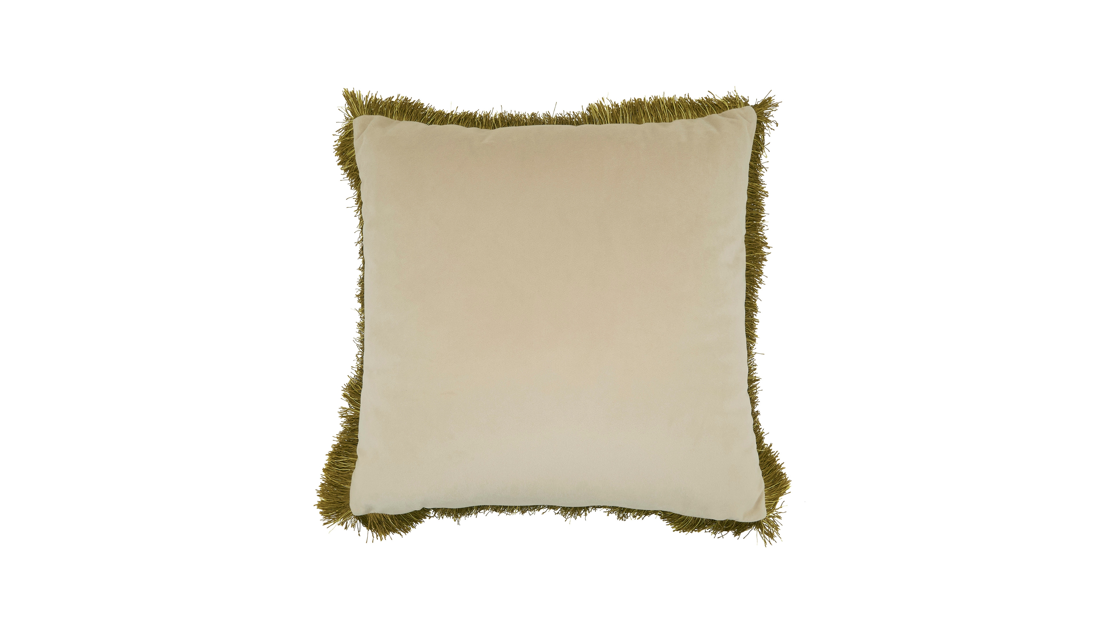 Saro Lifestyle Velvet Fringe Poly Filled Decorative Pillow, 18" x