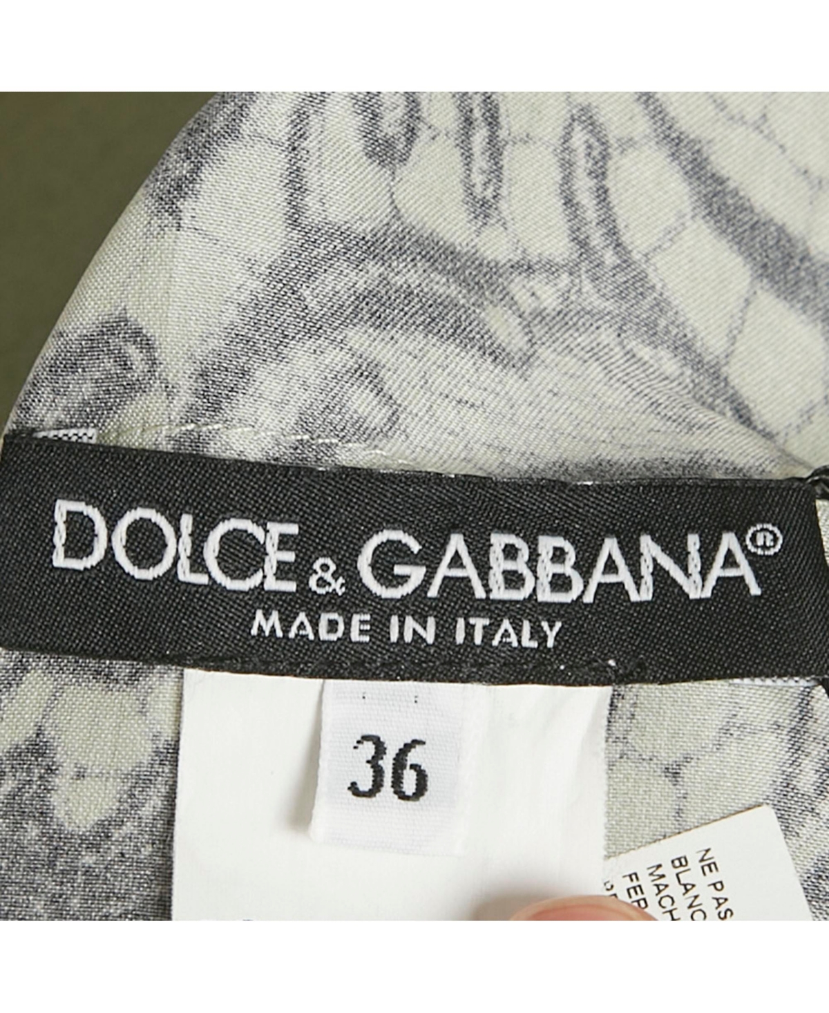 Pre-Owned Dolce & Gabbana Women's Floral Print Organza Top