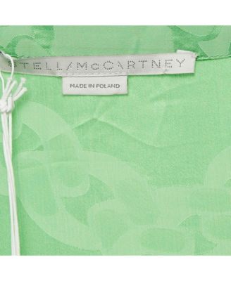 Women's Green Jacquard Tie Detail Jumpsuit