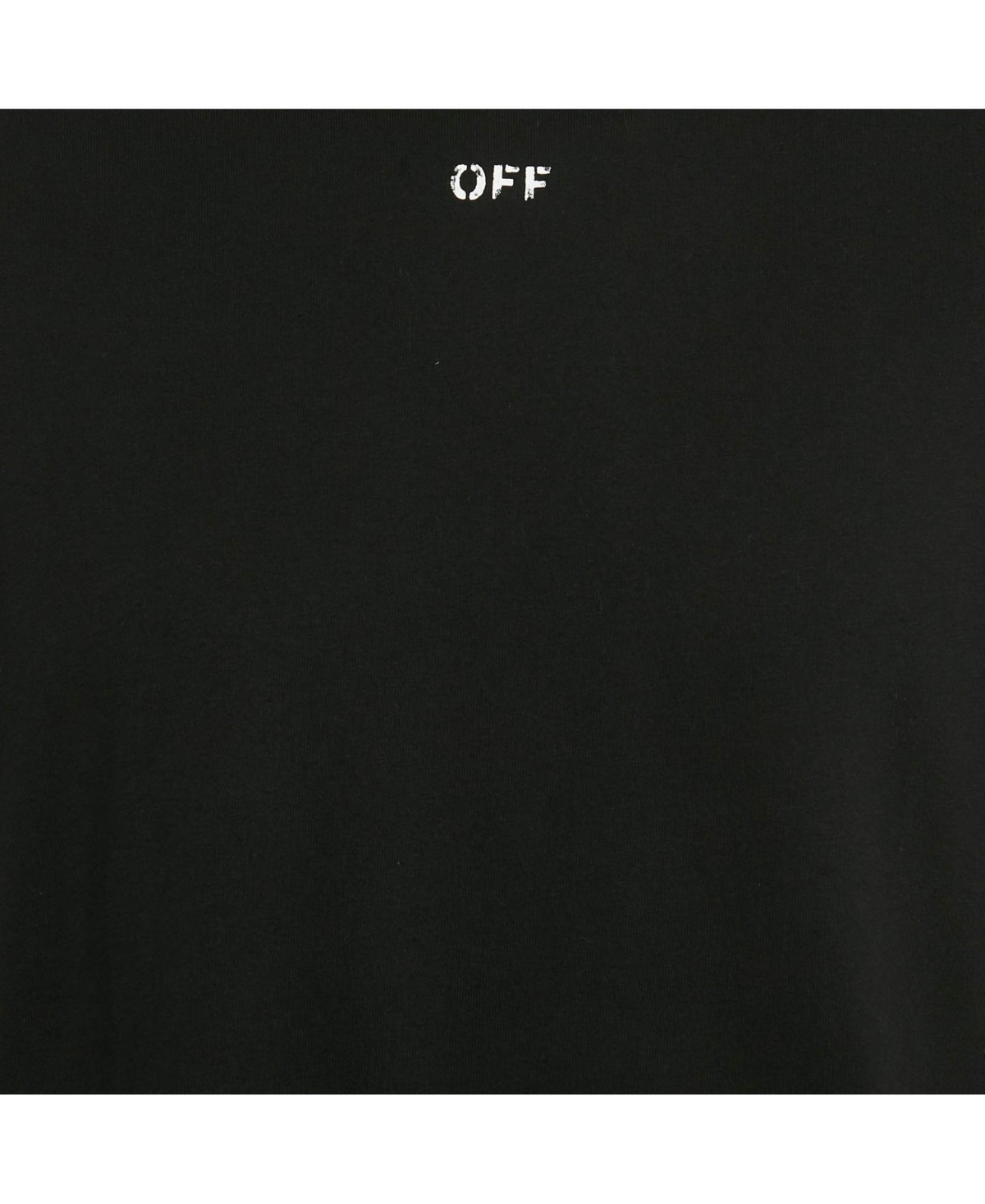 Pre-Owned Off-White Men's Black Logo Print Jersey Sleeveless T-Shirt