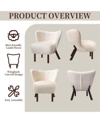 Modern Accent Chair Comfy Lounge Chair Upholstered Side Chair
