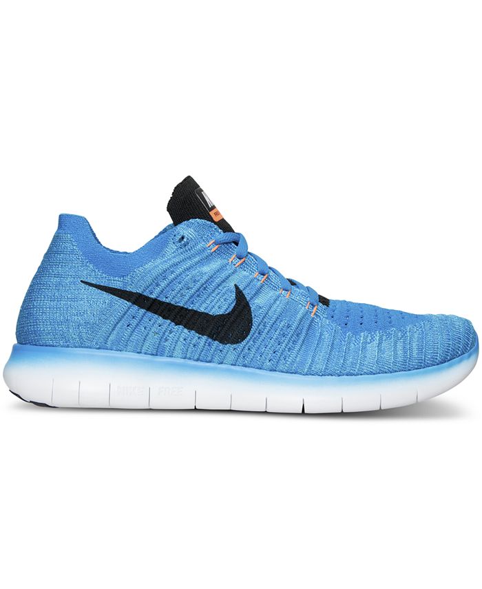 Nike Men's Free RN Flyknit Running Sneakers from Finish Line - Macy's