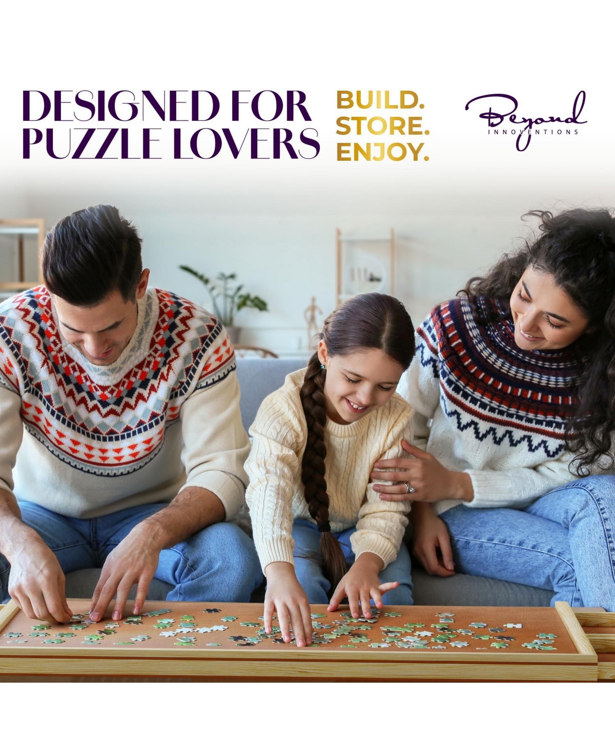 1000 Piece Wooden Jigsaw Puzzle Board