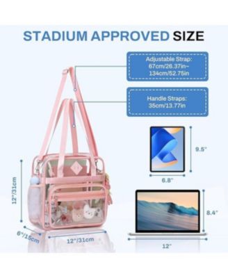 Clear See Through Tote Bag for Women