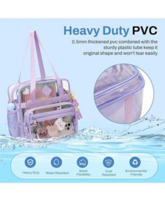 Clear See Through Tote Bag for Women