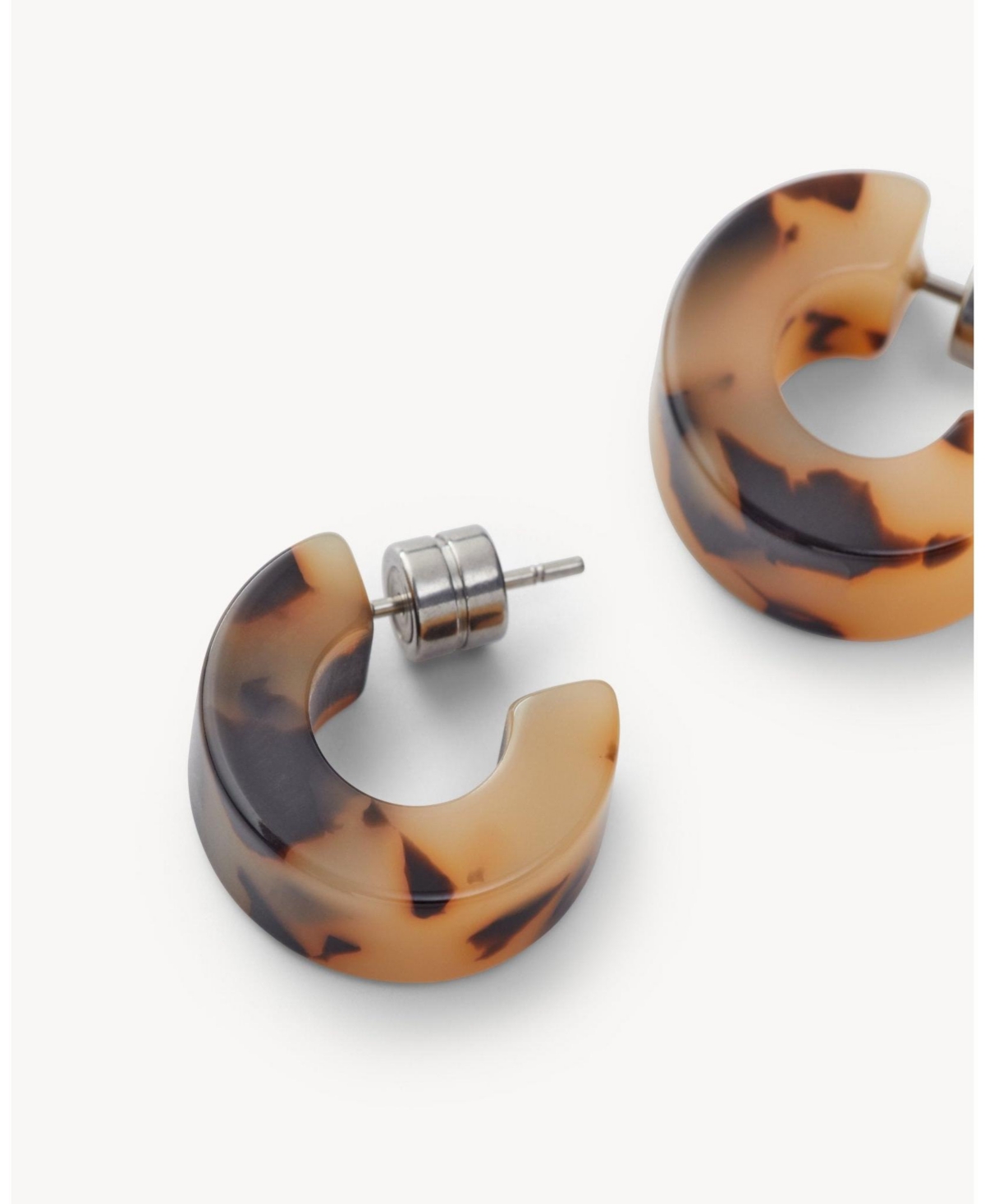 Machete Muse Hoops in Blonde Tortoise