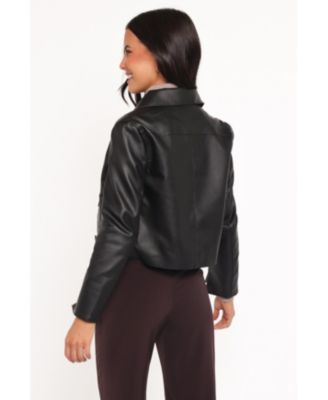 Women's Hope Crop Faux Leather Jacket