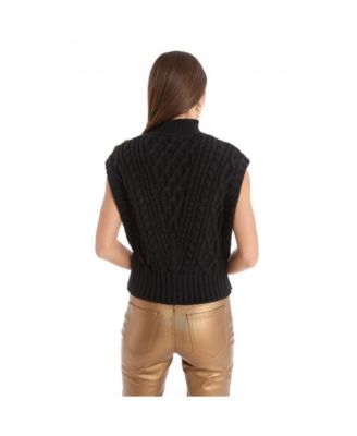 Women's Raina Cable Knit Button Sweater