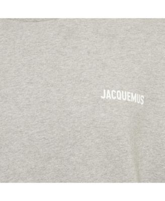 Men's Grey Cotton Crew Neck T-Shirt