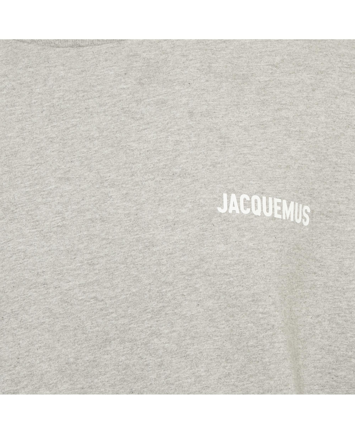 Pre-Owned Jacquemus Men's Grey Cotton Crew Neck T-Shirt