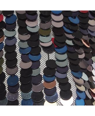 Women's Sequin and Silk Sleeveless Top