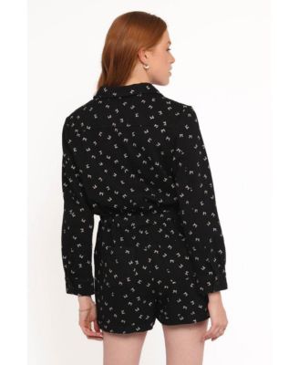 Women's Niqui Long Sleeve Romper