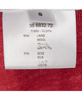 Women's Red/black Jersey Colorblock Sweatshirt