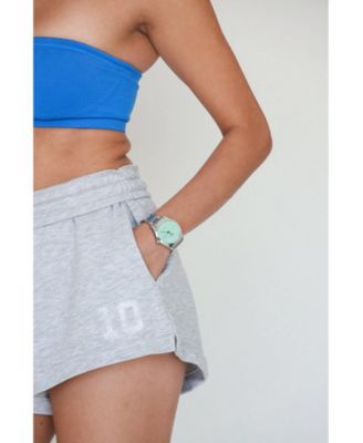 Women's 36mm Sport Watch with Blue Dial and Stainless Steel Bracelet