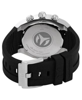 Men's TM-520000 Reef Sun Quartz Chronograph Black, Silver Dial Watch