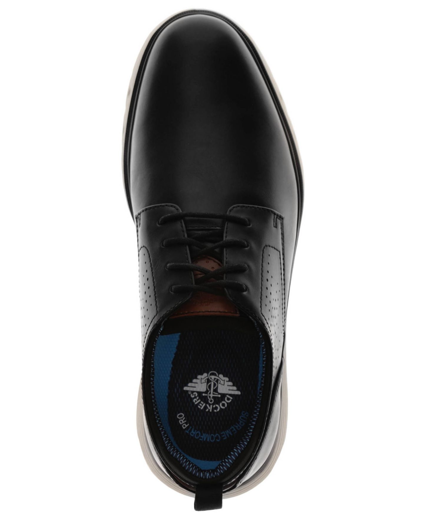 Мужские кроссовки Dockers Franco Fusion 2.0 Casual, цвет: Чёрный / Белый — фото 4