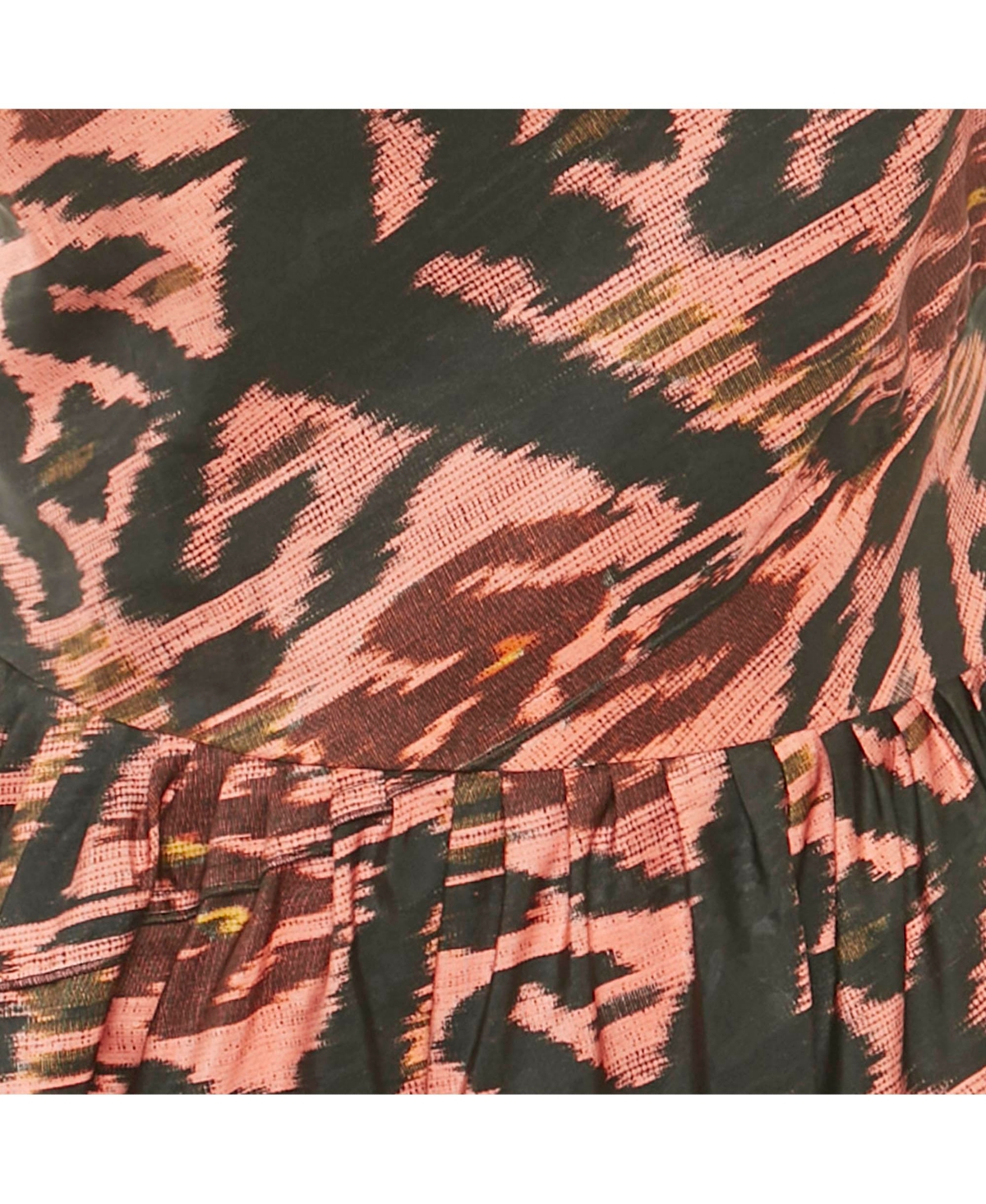 Pre-Owned Proenza Schouler Women's Black Printed Synthetic Asymmetric Midi Dress