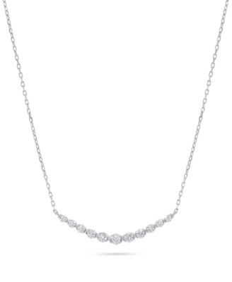 Diamond Necklace (3/4 ct. t.w.) in 14k White Gold