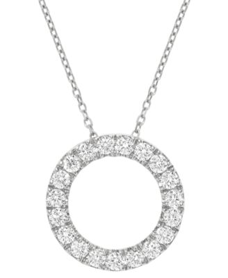 Diamond Pendant Necklace (1/2 ct. t.w.) in 14k Yellow Gold (also in 14k White Gold)