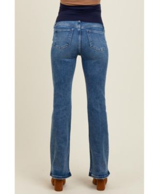 Maternity Navy Classic Bootcut Jeans