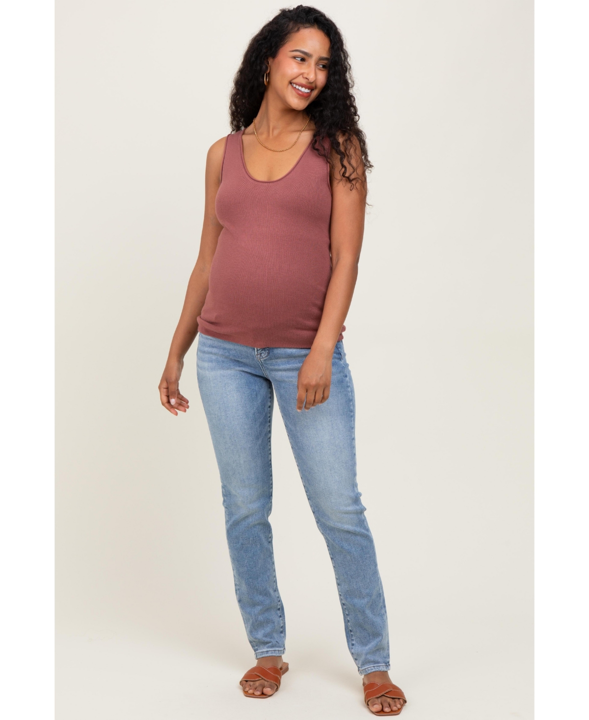 Pinkblush Maternity Light Blue Vintage Wash Skinny Jeans