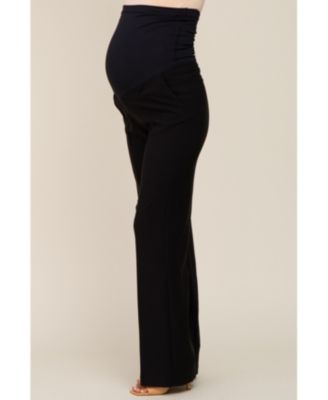 Maternity Black Straight Leg Dress Pants