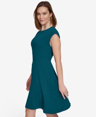 Women's Crewneck Short-Sleeve Dress