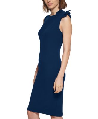 Women's Boat Neck Short Dress