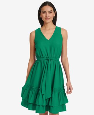 Women's V-Neck Short Dress