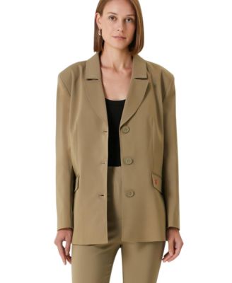 Women's Cotton Blend Classic Blazer