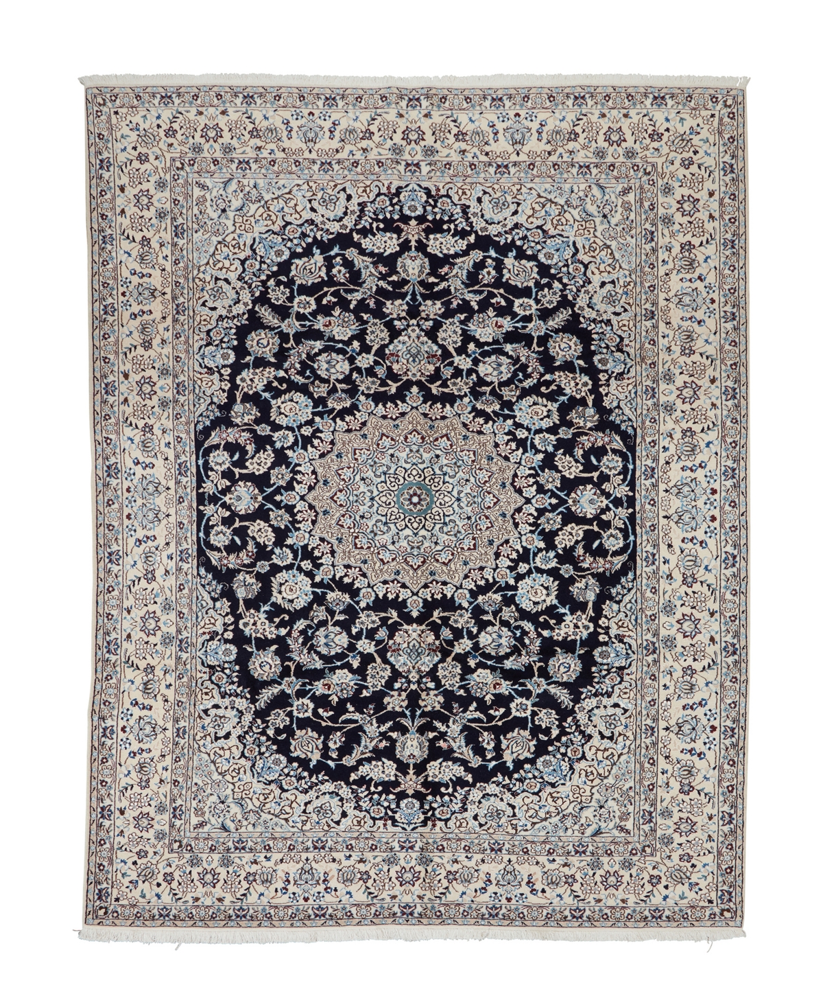 Adorn Hand Woven Rugs Persian Nain 6' 5" x 10' 0" Area Rug