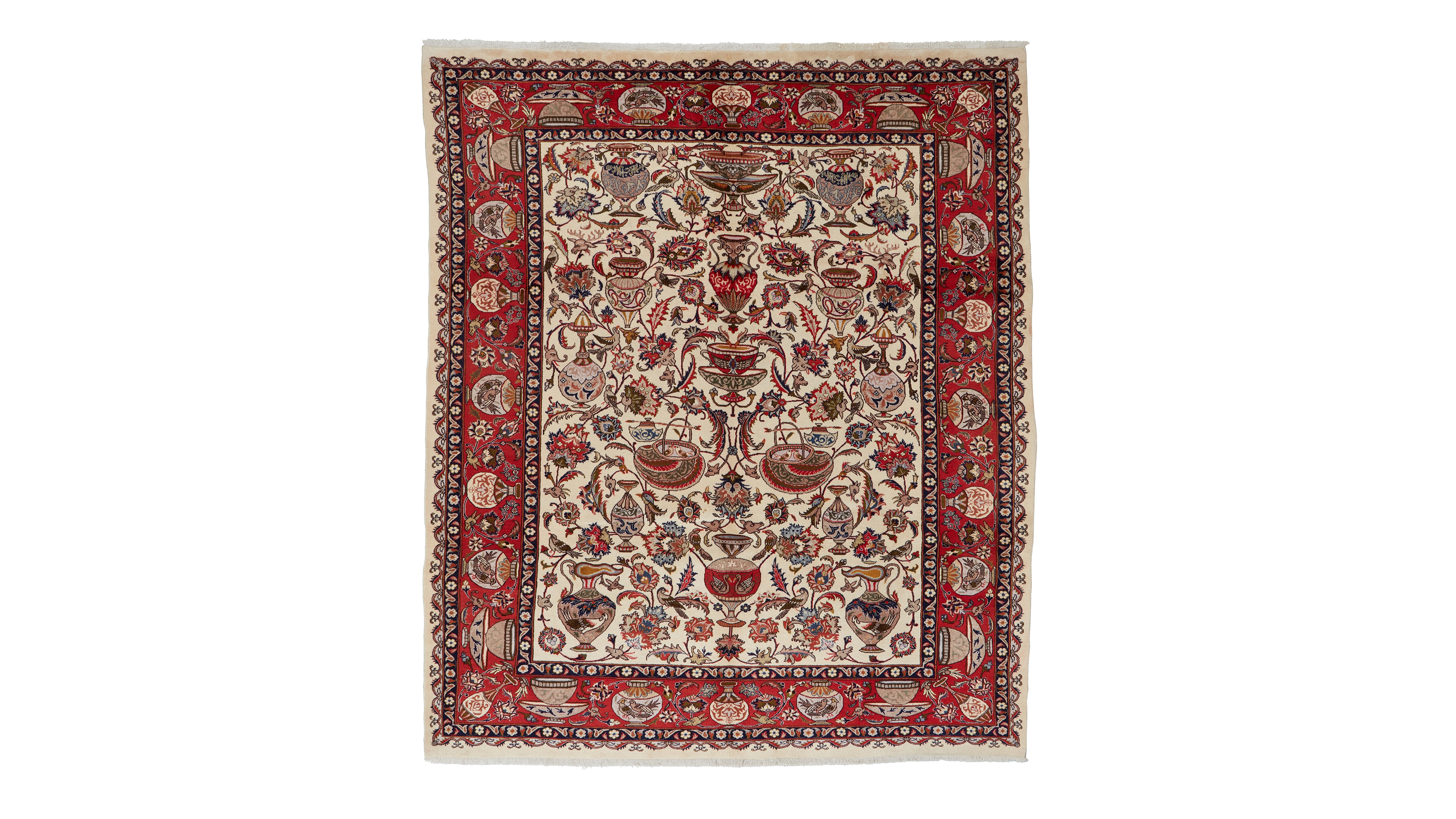 Adorn Hand Woven Rugs Persian Kashmar 8' 0" x 11' 4" Area Rug