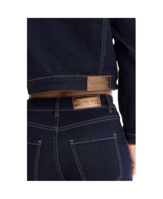 Women's Kaia Studded High Rise Jean - Indigo